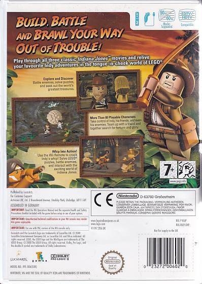 LEGO Indiana Jones the Original Adventures - Nintendo Wii (B Grade) (Genbrug)